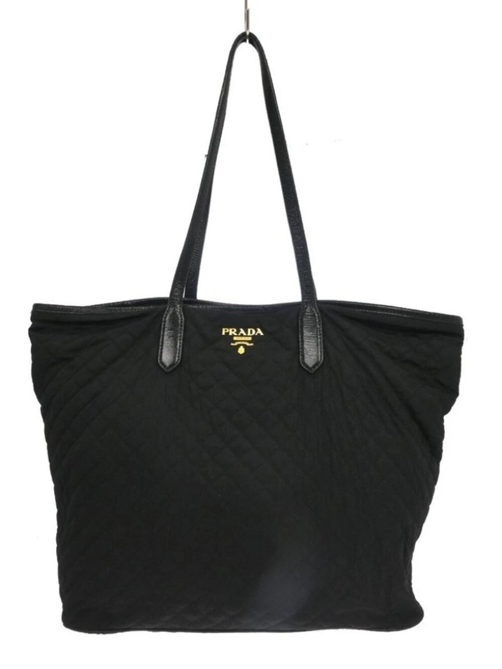 Prada Black Nylon Tote Handbag